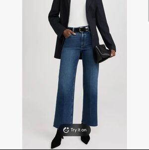 PAIGE Dark Blue Flare Jeans